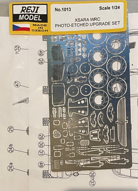 SET UP GRADE PHOTOETCHED FOR CITROEN XSARA WRC