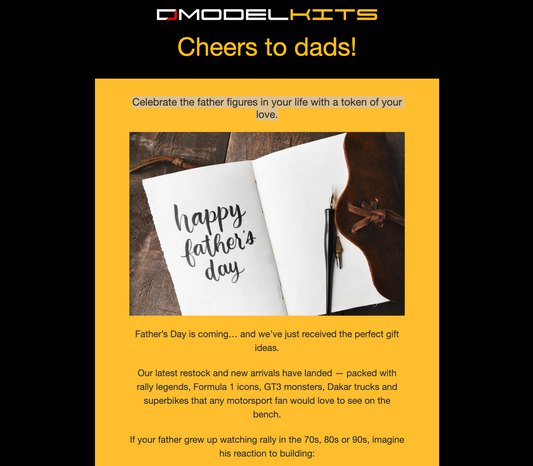 Celebrate the father figures in your life with a token of your love.