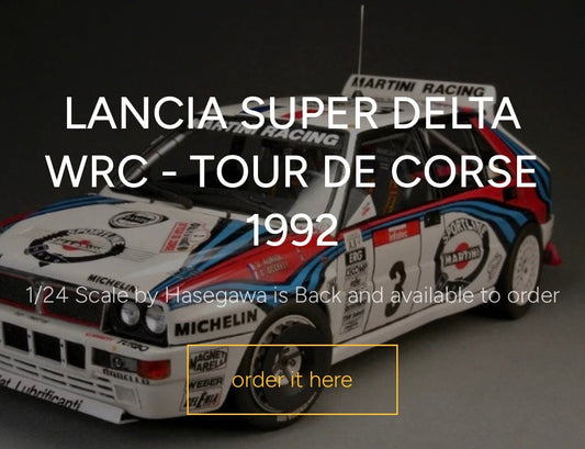 Lancia Super Delta 1992 (1/24 Hasegawa) has returned.
