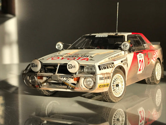 Toyota Celica TA-64 Kankkunen Rally Safari winner 1985 - 1/24 scale Beemax