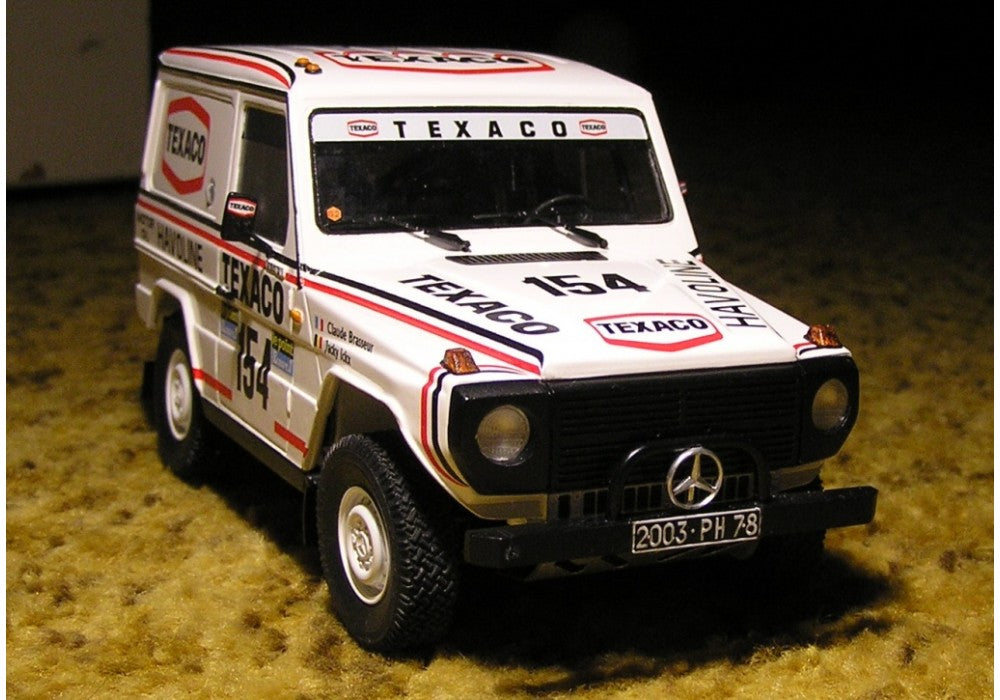 TRANSKIT MERCEDES 230G - TEXACO HAVOLINE - RALLY PARIS DAKAR 1982