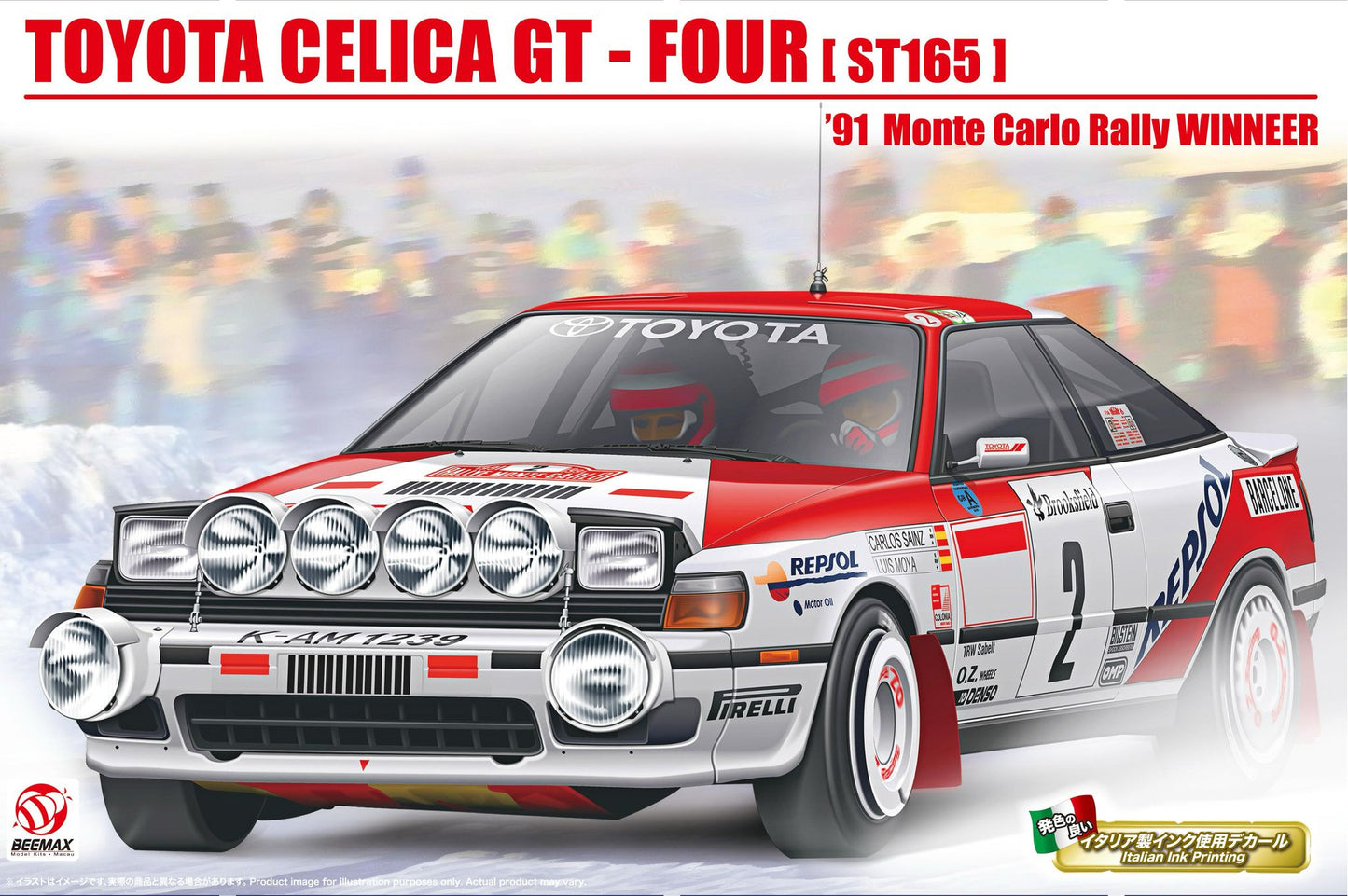 Toyota Celica GT-Four ST165 Gr. A- Monte Carlo Rally  1991