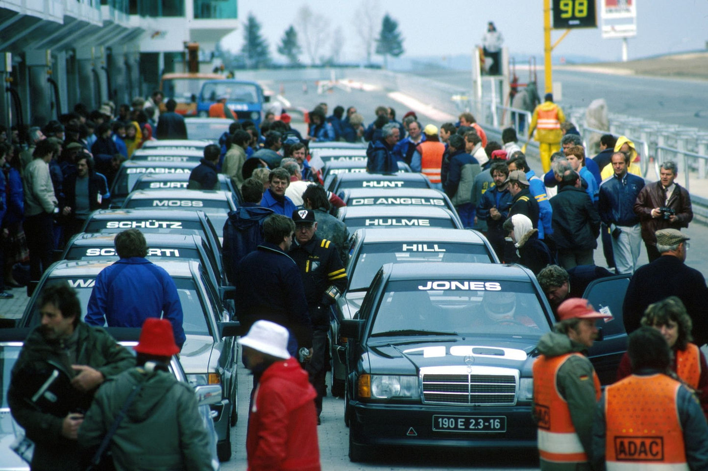 DECALS MERCEDES BENZ 190E - RACE OF CHAMPIONS 1984