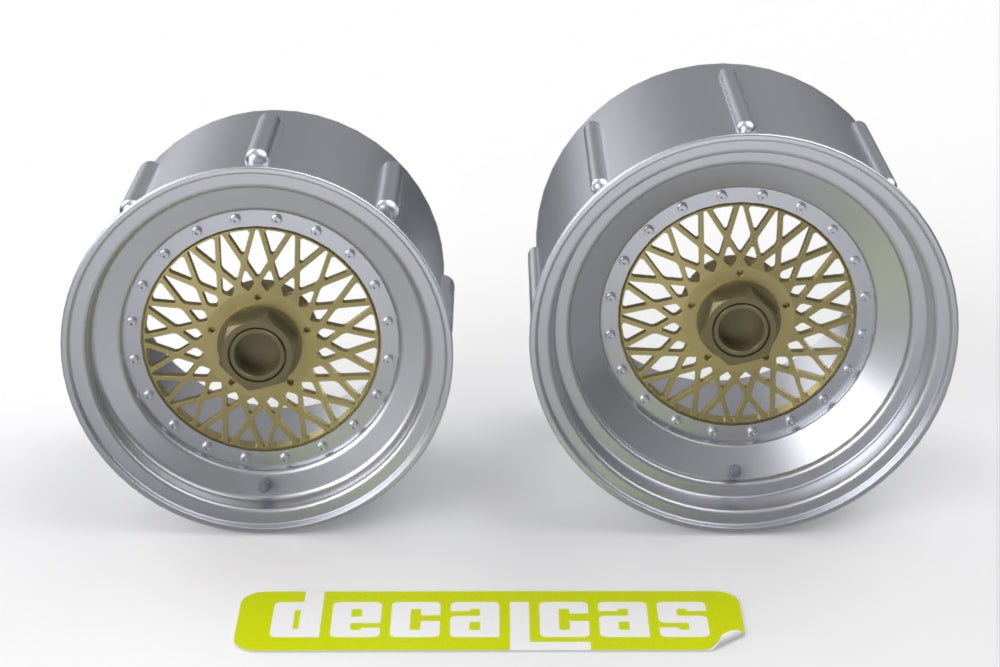 BBS rims and air vent for Porsche 962C
