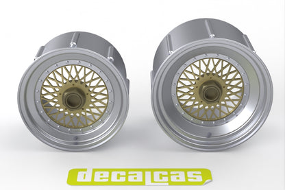 BBS rims and air vent for Porsche 962C