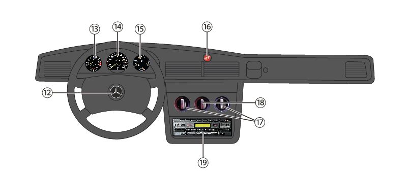 DECALS MERCEDES BENZ 190E - RACE OF CHAMPIONS 1984