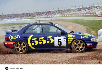 Subaru Impreza WRX Group A 555 Subaru World Rally Team - Catalunya Costa Dorada RACC Rally, Test Session 1995 - Book