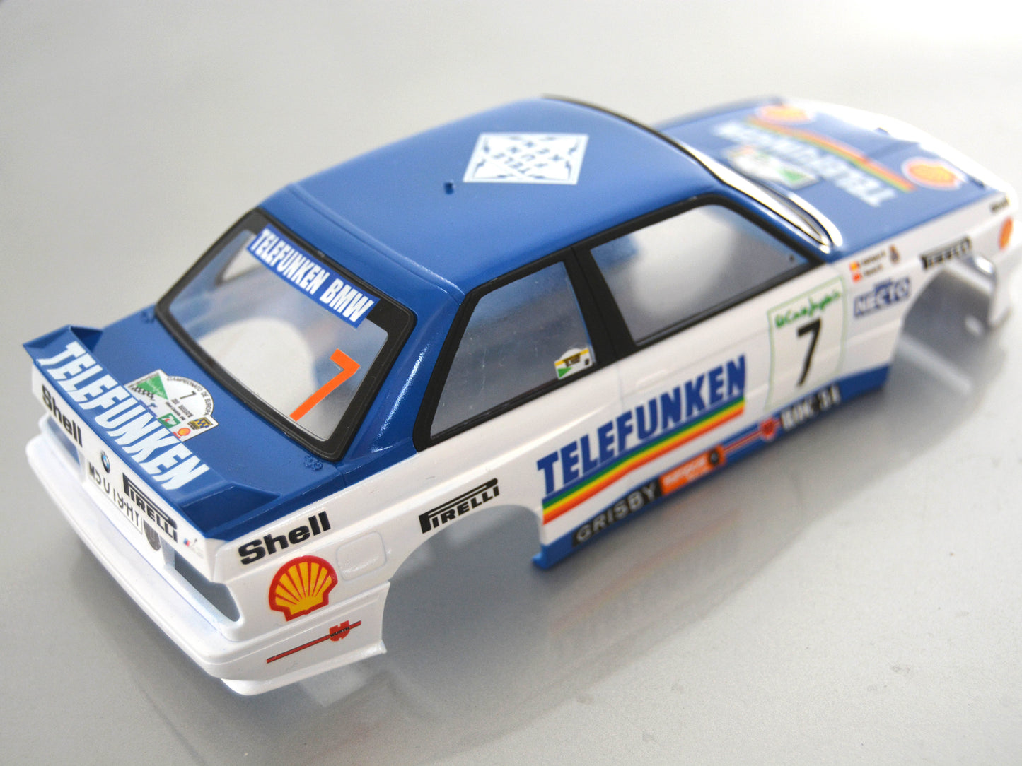 DECALS BMW M3 E30 TELEFUNKEN - EL CORTE INGLES RALLY ISLAS CANARIAS 1988