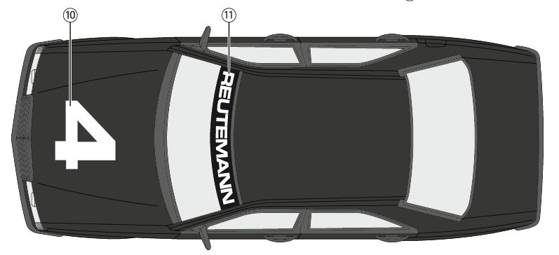 DECALS MERCEDES BENZ 190E - RACE OF CHAMPIONS 1984