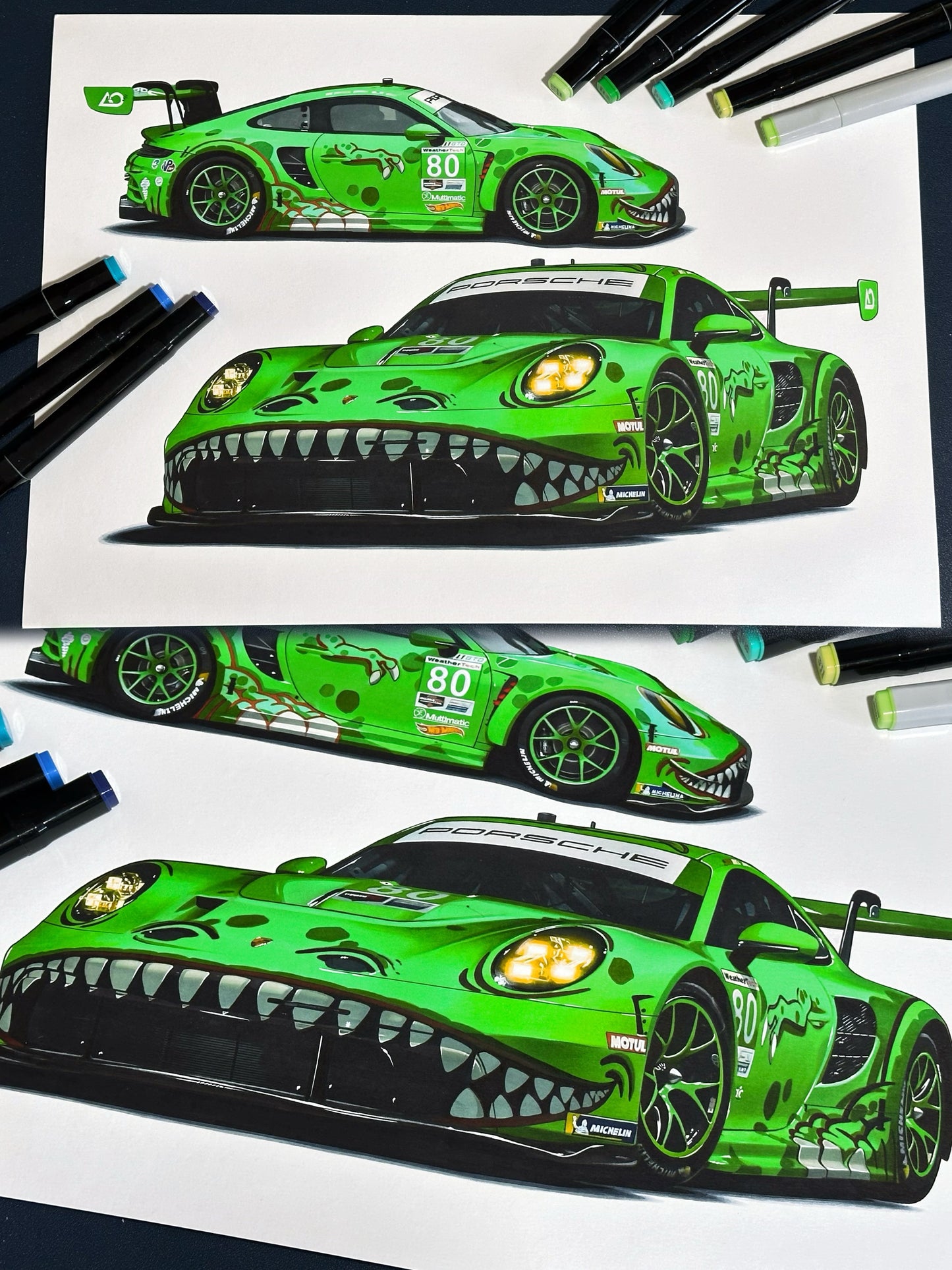 PORSCHE 911 GT3R  REXY LIVERY (GT3R RAWR)