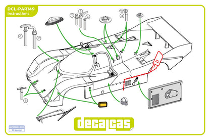 Porsche 962C - Detail Set-Up