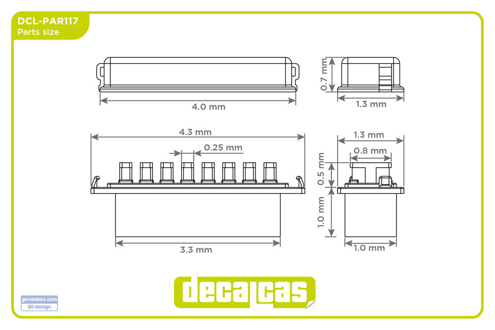 BLADE FUSE BOX 8-WAY WITH FUSES (TYPE 01)