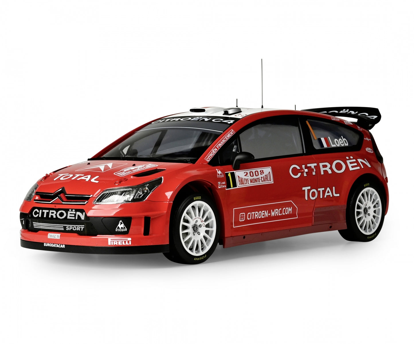 CITROEN C4 WRC - RALLY MONTE CARLO 2008 - 1/8