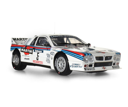 Lancia 037 sponsored by Martini - Tour de Corse Rallye de France 1984 - 1/8 Scale