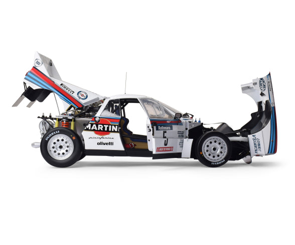 Lancia 037 sponsored by Martini - Tour de Corse Rallye de France 1984 - 1/8 Scale
