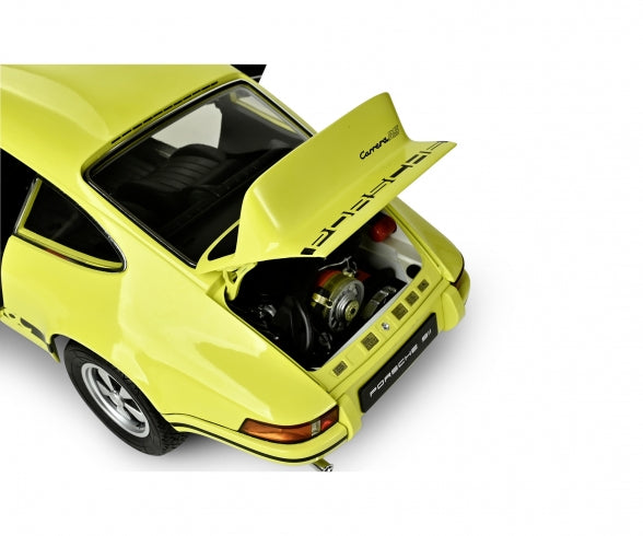 PORSCHE 911 RS 2.7 YELLOW/BLACK & WHITE/GREEN VERSIONS 1/8 SCALE