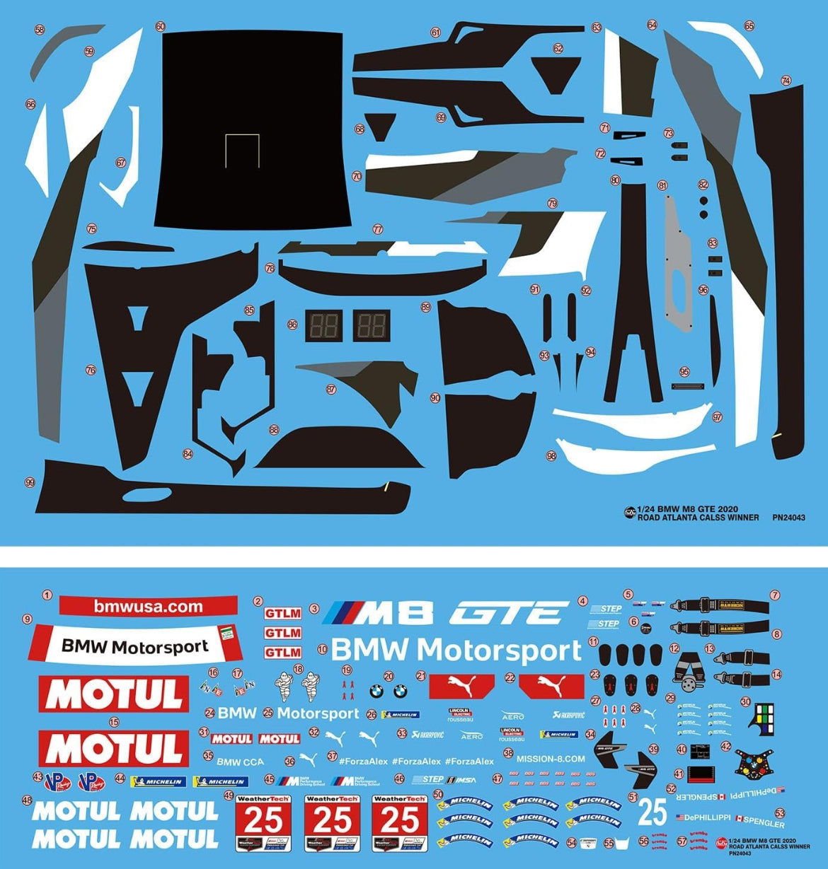 BMW M8 GTE - MOTUL - ROAD ATLANTA 6 HOURS 2020