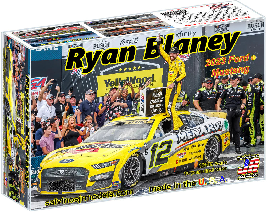 FORD MUSTANG 2023 - RYAN BLANEY - NASCAR 2023 - penzoil menards race winner