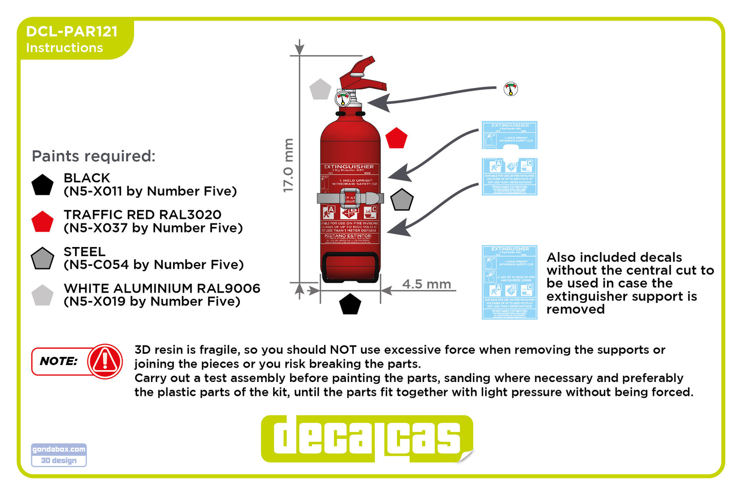 HAND FIRE EXTINGUISHER - TYPE 01