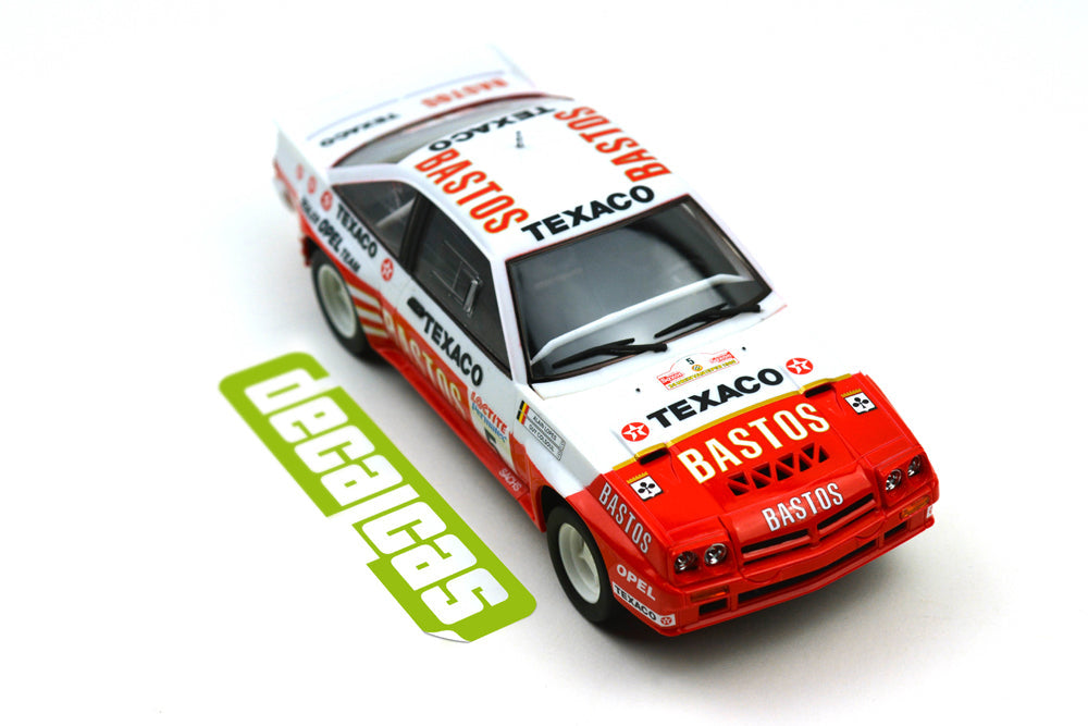 AUTOCOLLANTS OPEL 400 BASTOS TEXACO RALLY TEAM 1985