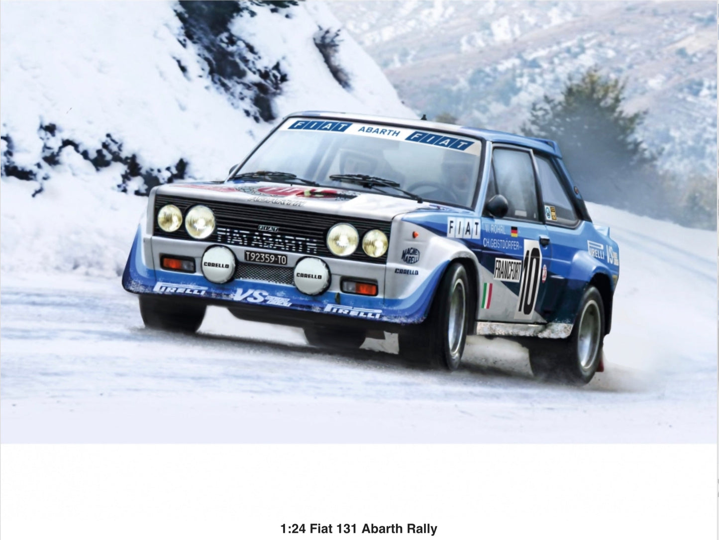 RALLYE FIAT 131 ABARTH - RALLYE MONTE CARLO 1980 