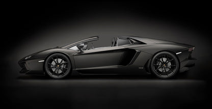 Lamborghini Aventador LP 700-4 Roadster Nero Nemesis - Kit 1:8 Scale