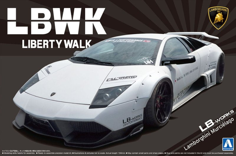 LB WORKS LAMBORGHINI MURCIELAGO LBWK LIMITED 20 VERSION 1 – dmodelkits
