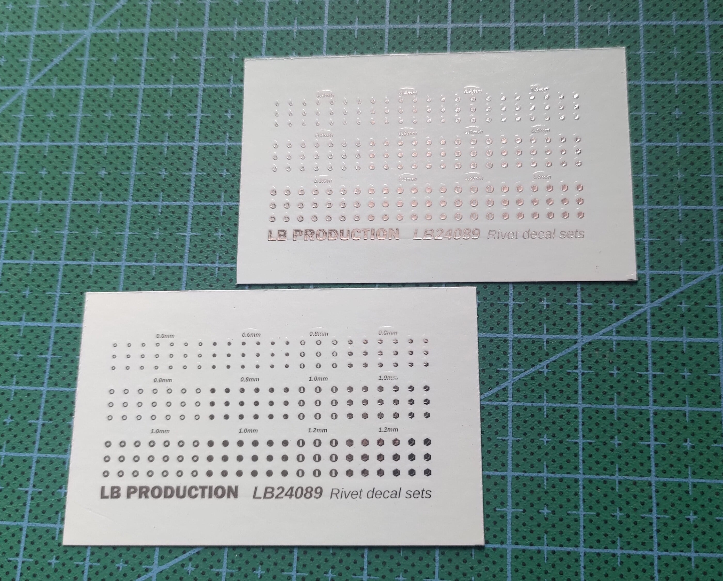 CHROME RIVET DECAL SETS – DModelkits