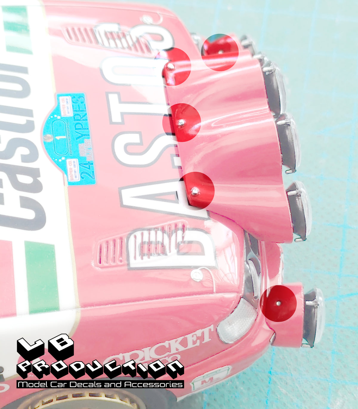 Pop Rivets Stickers CHROME RIVET DECAL SETS – dmodelkits