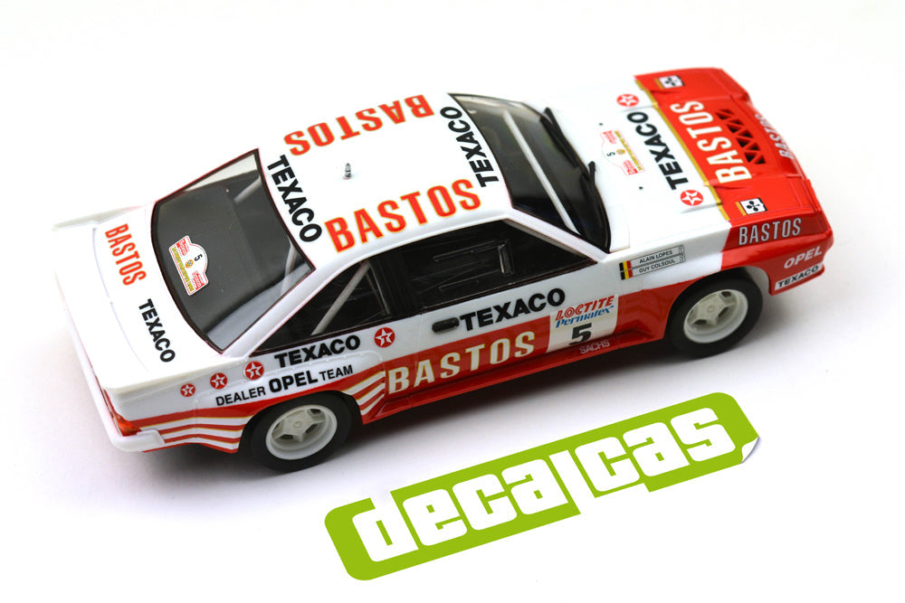 AUTOCOLLANTS OPEL 400 BASTOS TEXACO RALLY TEAM 1985