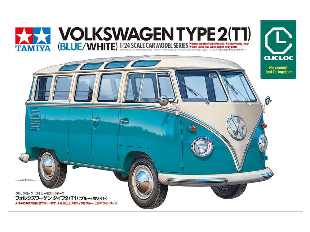 Volkswagen Type 2 - T1 - Blue/White