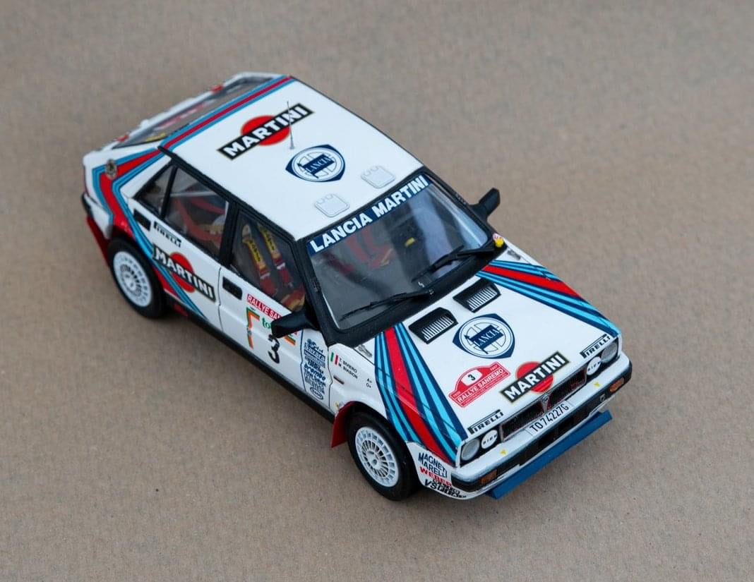 1/43 Lancia Delta HF 4WD , Ixo, Monte Carlo 1987 , #6 Micky 1/43 Lancia Delta HF 4WD , Ixo, Monte Carlo 1987 , #6 Micky