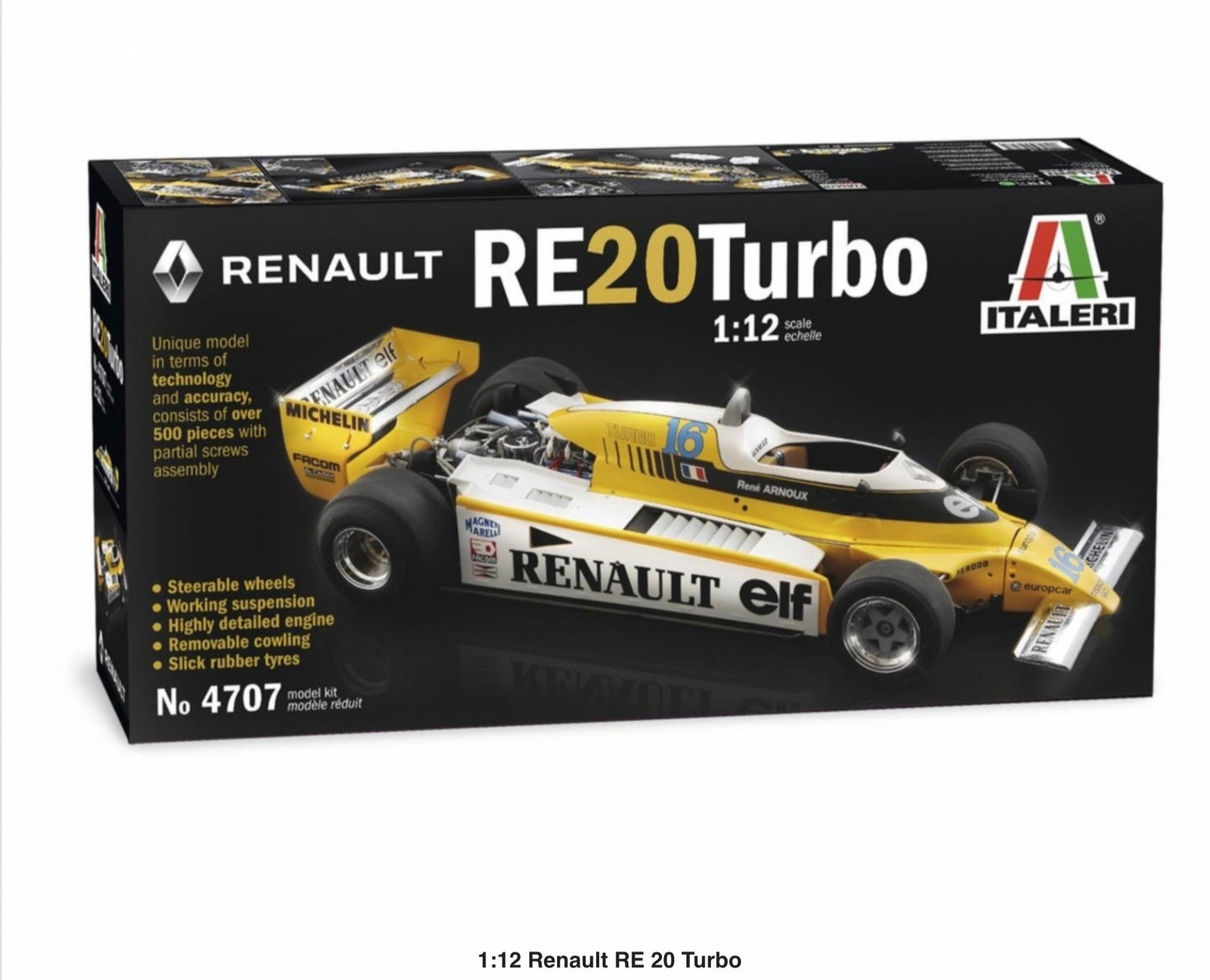 RENAULT RE20 TURBO - RENAULT ELF - F1 1980