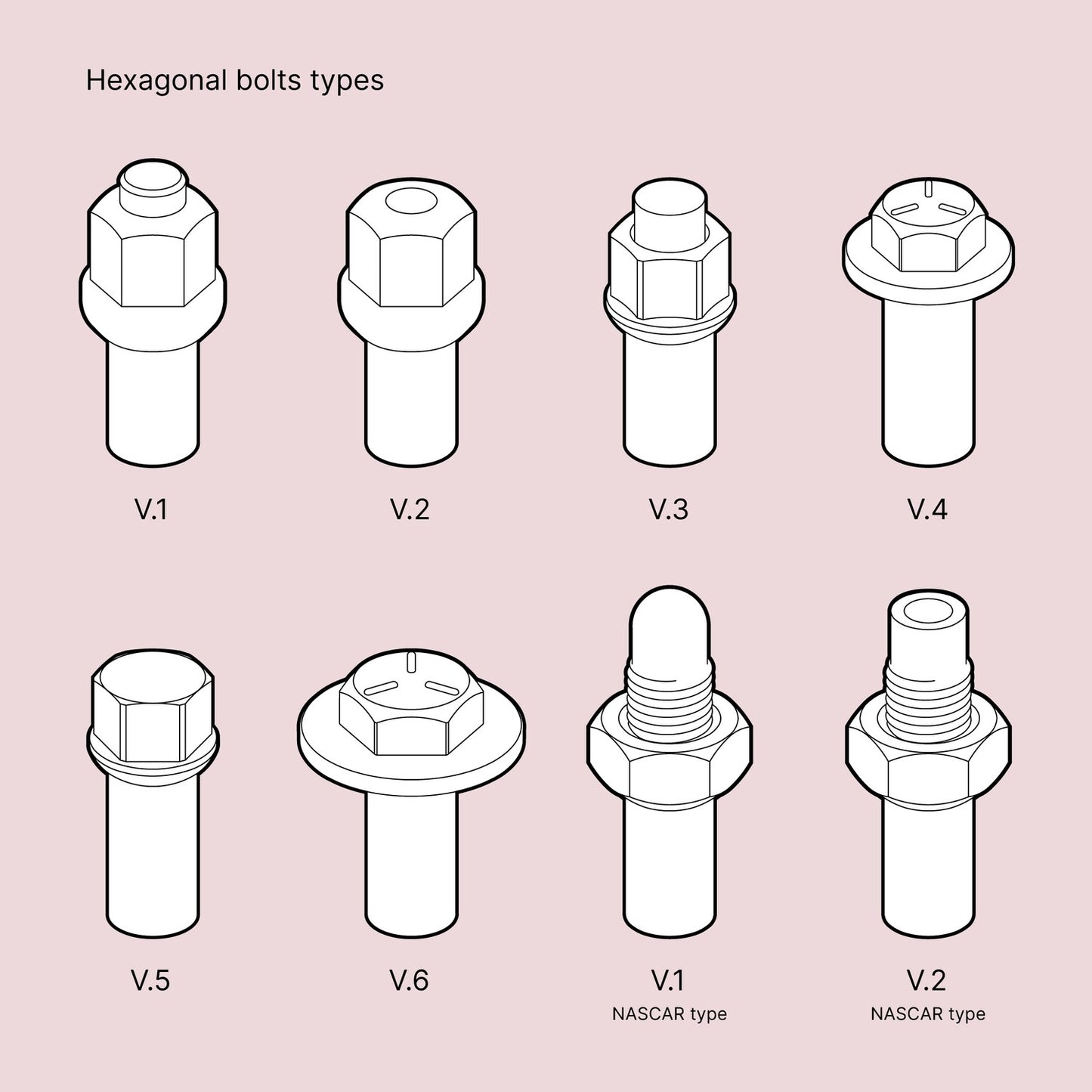 HEXAGONAL BOLTS V.6