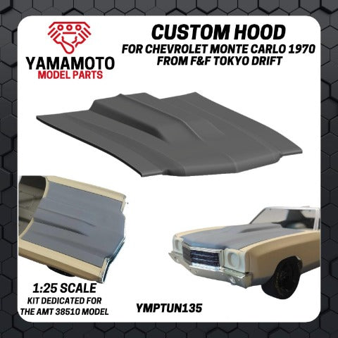 FAST & FURIOUS TOKYO DRIFT - CUSTOM HOOD FOR CHEVROLET MONTE CARLO 1970