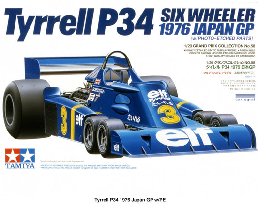 TYRRELL FORD P34 SIX WHEELS ELF - F1 GRAND PRIX JAPAN 1976