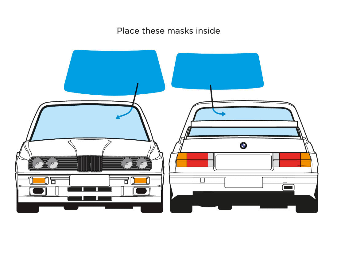 PAINT MASK FOR BMW M3 E30 BEEMAX KIT