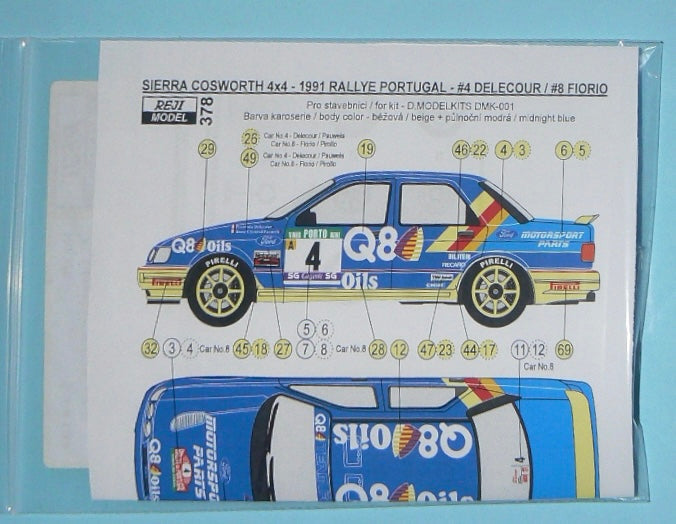 Trofeu Ford england Sierra Xr 4x4 Team Fina (night Version) N 4 Boucles De Spa 1988 M.lovell - T Trofeu Ford england Sierra Xr 4x4 Team Fina (night Version) N 4 Boucles De Spa 1988 M.lovell - T
