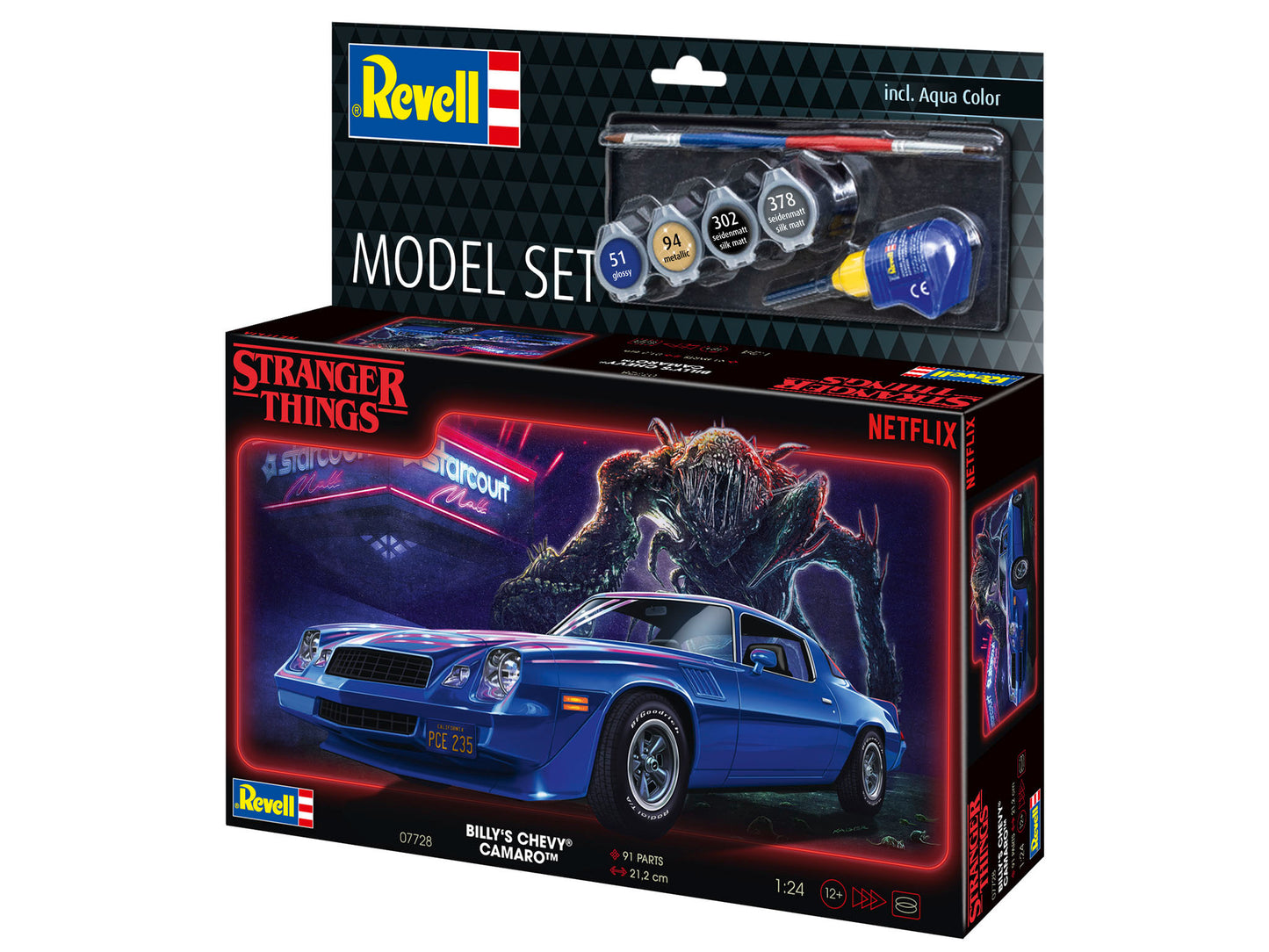 Chevrolet Camaro Z/28 - Stranger Things - Model Set
