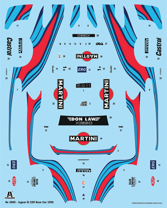 JAGUAR XJ220 - MARTINI - ITALIAN GTS CHAMPIONSHIP 93