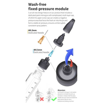 DSPIAE Wash-Free Airbrush
