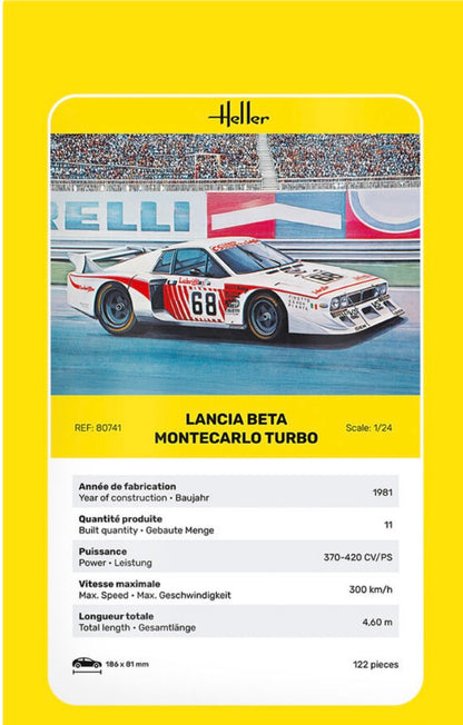 Lancia Beta Montecarlo Turbo Jolly Club - Lubrifilm- 24 Hours Le Mans 1981