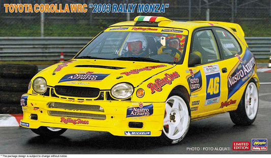 TOYOTA COROLLA WRC NASTRO AZURRO - VALENTINO ROSSI - MONZA RALLY SHOW 2003