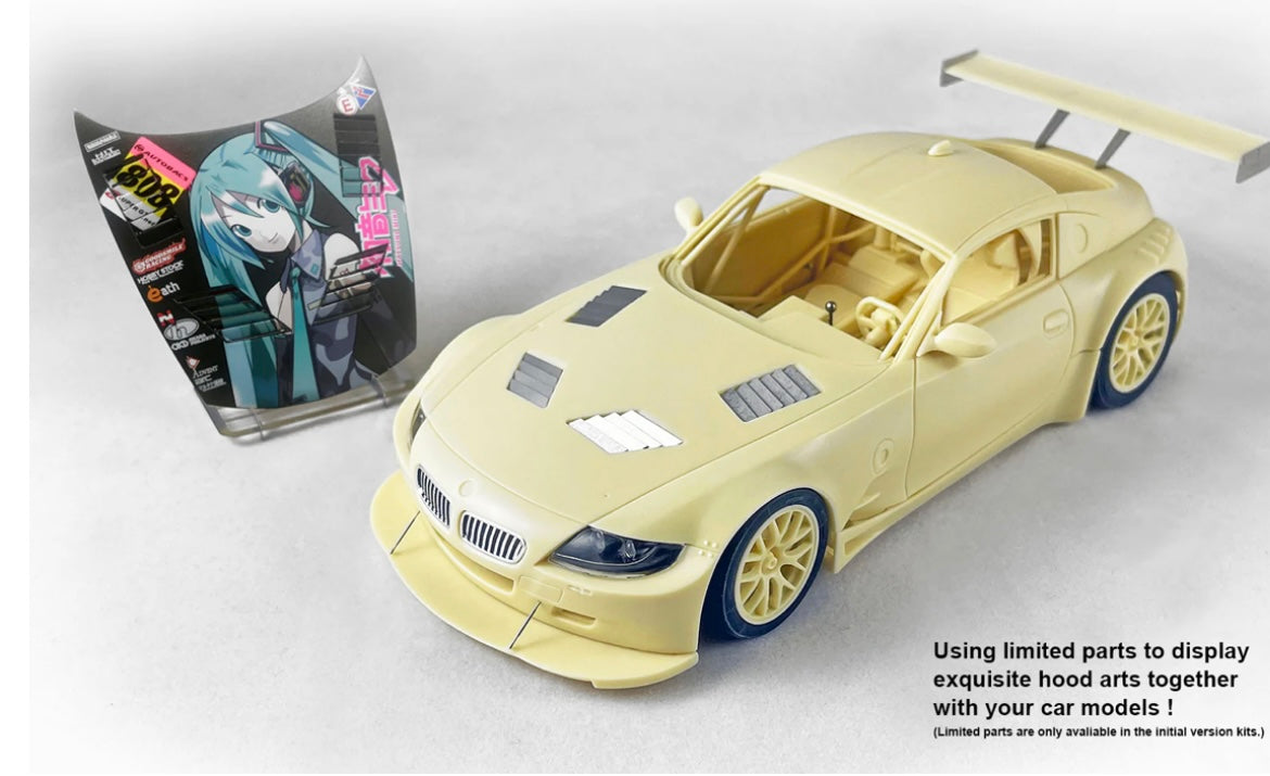 BMW Z4M Coupe E86 GTR/GT3 - Hatsune Miku & Red Bull - Autobacs Super GT Series 2008