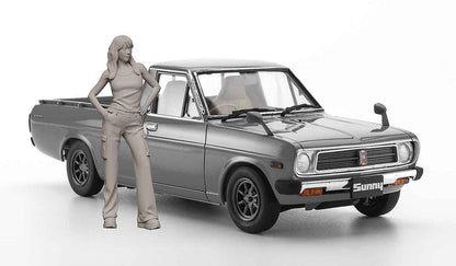 Nissan Sunny Truck Long Body W/ Female Figure