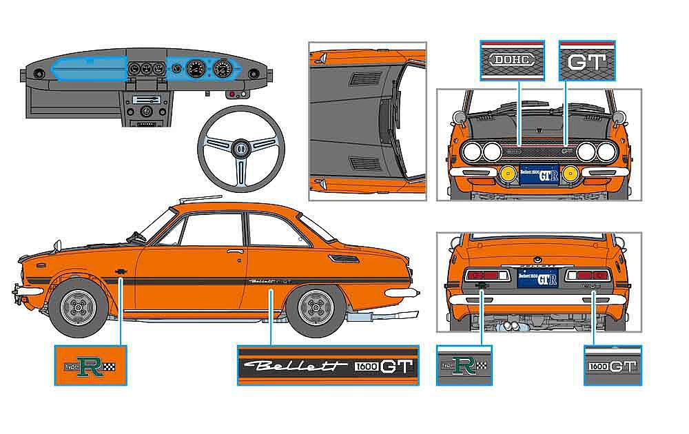 Isuzu Bellett 1600Gtr Early Version – DModelkits
