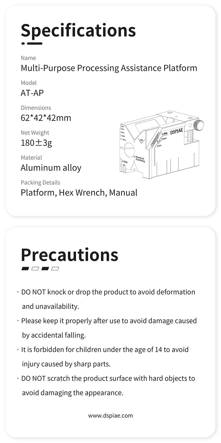 Multi-purpose processing assistance platform DSPIAE