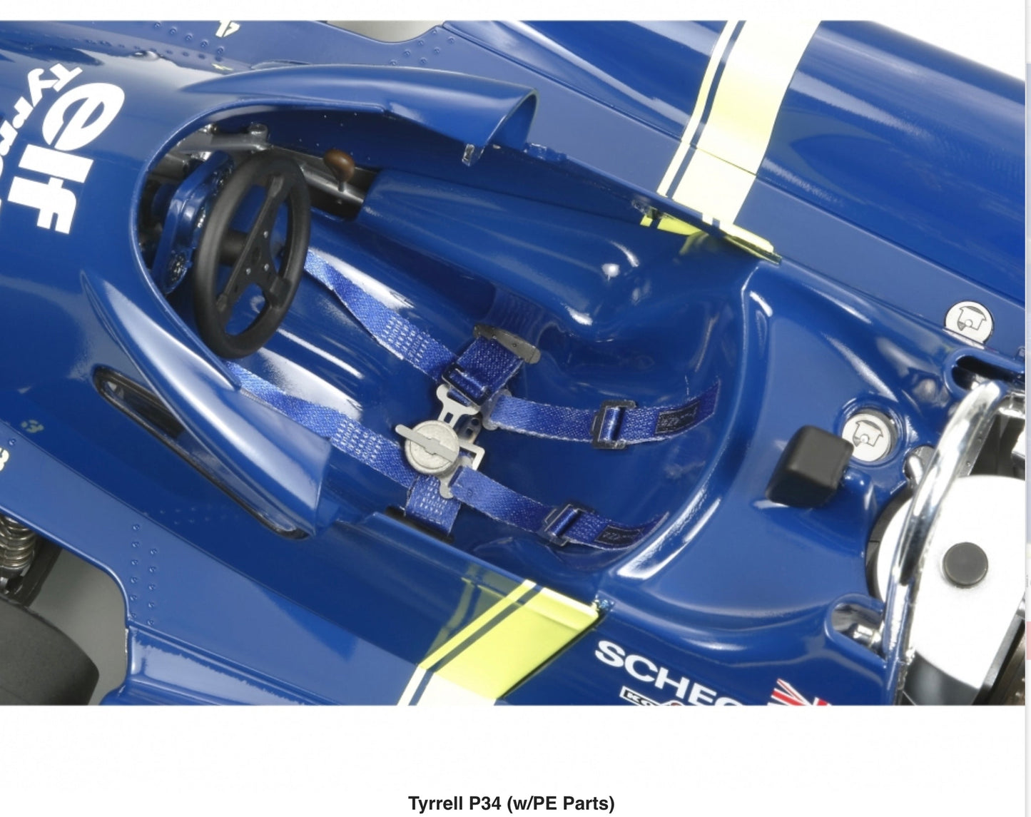 TYRRELL FORD P34 SIX ROUES ELF - F1 GRAND PRIX JAPON 1976 - GRANDE ÉCHELLE 1/12 