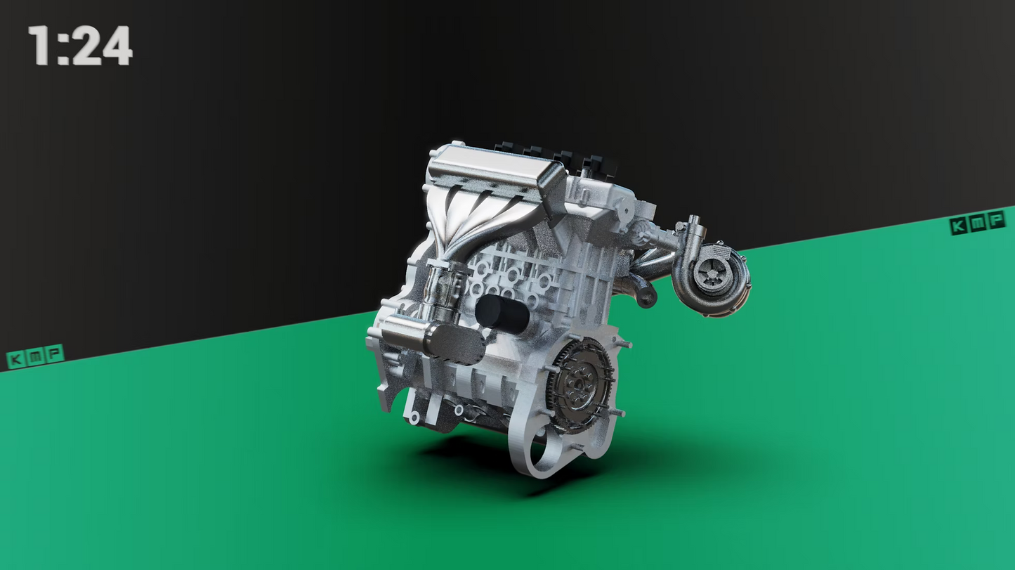 Transkit Toyota Yaris Rally1 Hybrid Engine set - 1/24 for BELKITS