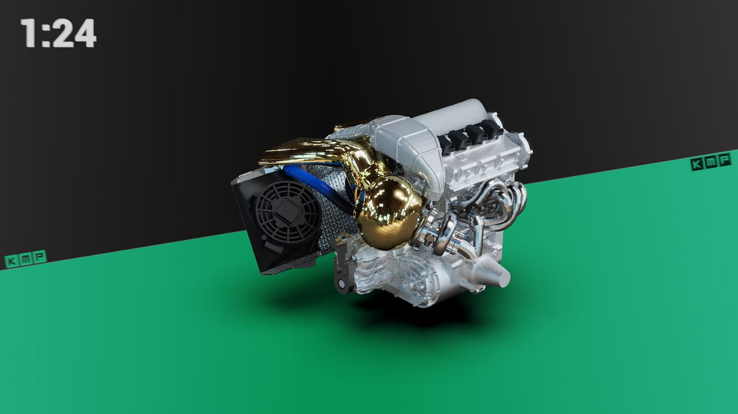 Transkit Toyota Yaris Rally1 Hybrid Engine set - 1/24 for BELKITS